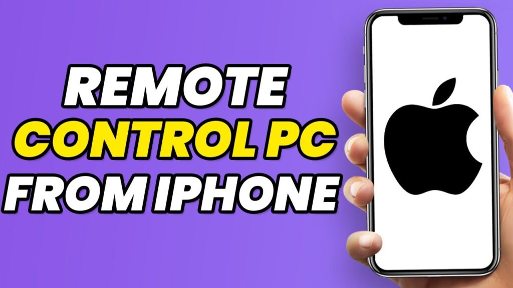 How To Remote Control PC From iPhone For Free