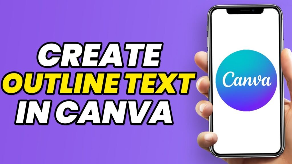 How To Create Outline Text Effect In Canva