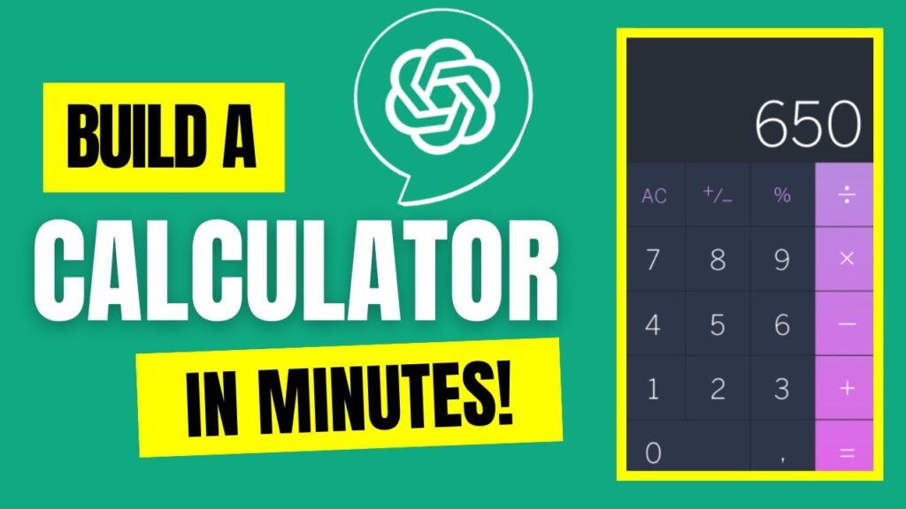 How To Use ChatGPT To Build A Calculator App In Minutes