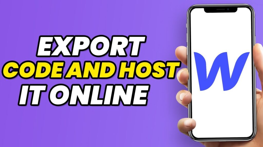 How To Export Webflow Code And Host It Online