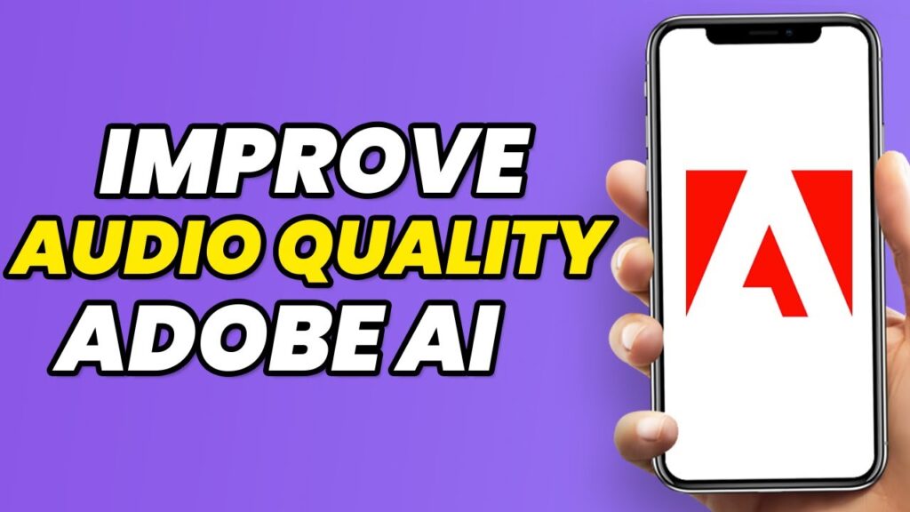 How To Improve Your Audio Quality With Adobe Speech Enhancer AI
