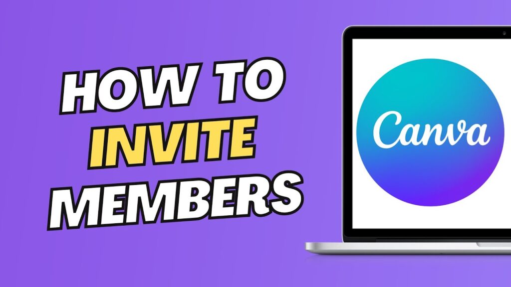 How To Add Team Members In Canva On Laptop (2024)