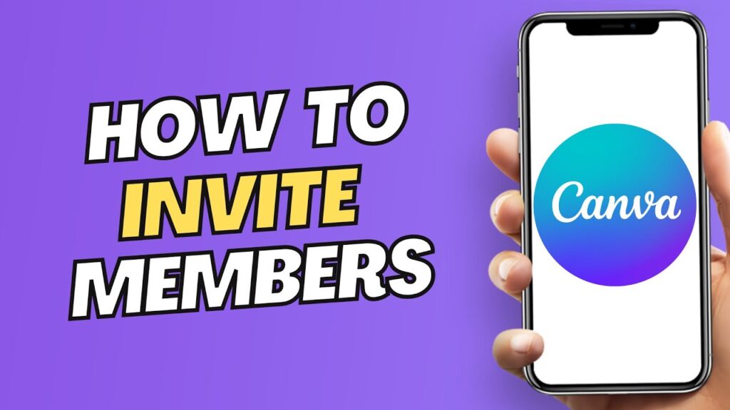 How To Add Team Members In Canva On Mobile Phone (2024)